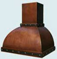 Double Roll Copper Range Hoods